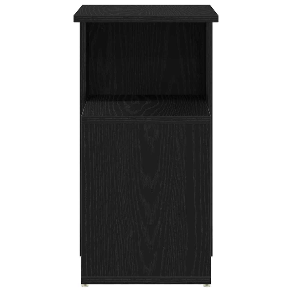 Sidebord Sort eg 36 x 30 x 56 cm Konstrueret træ