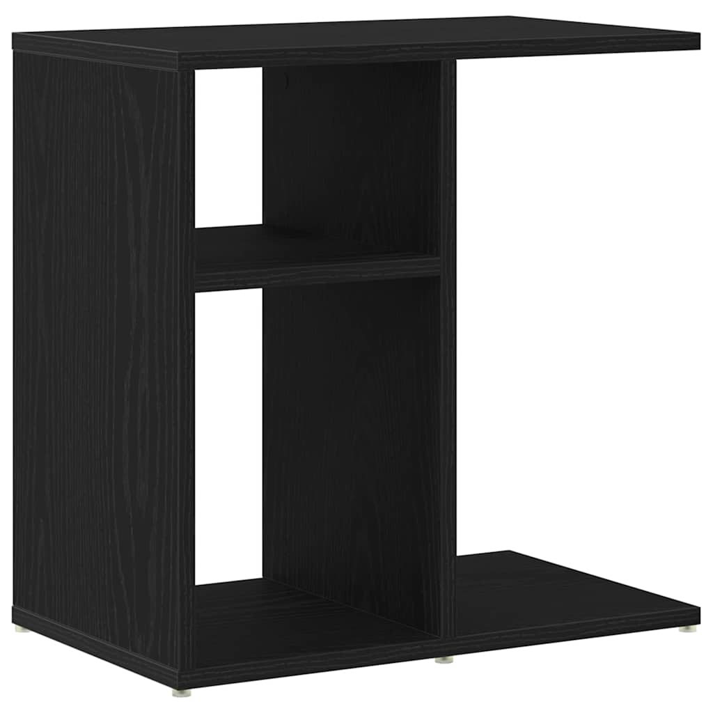 Sidebord Sort eg 50 x 30 x 50 cm Konstrueret træ