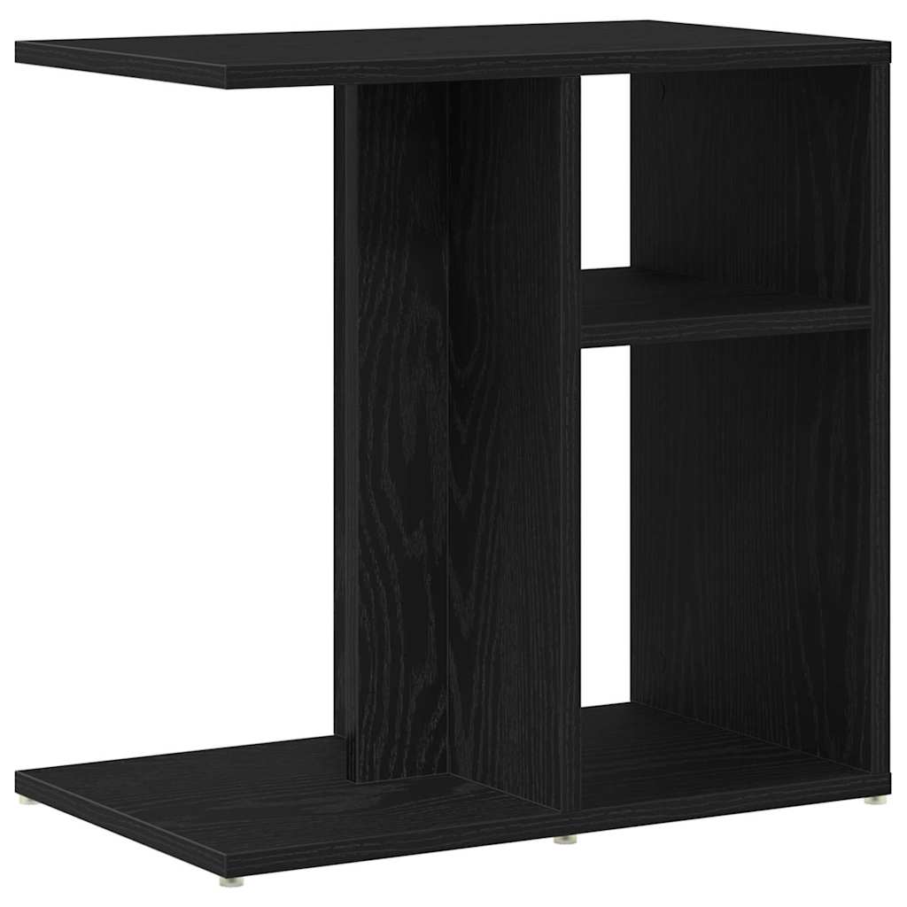 Sidebord Sort eg 50 x 30 x 50 cm Konstrueret træ