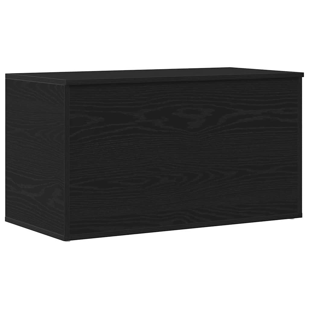 Opbevaringskasse Sort eg 84 x 42 x 46 cm Konstrueret træ