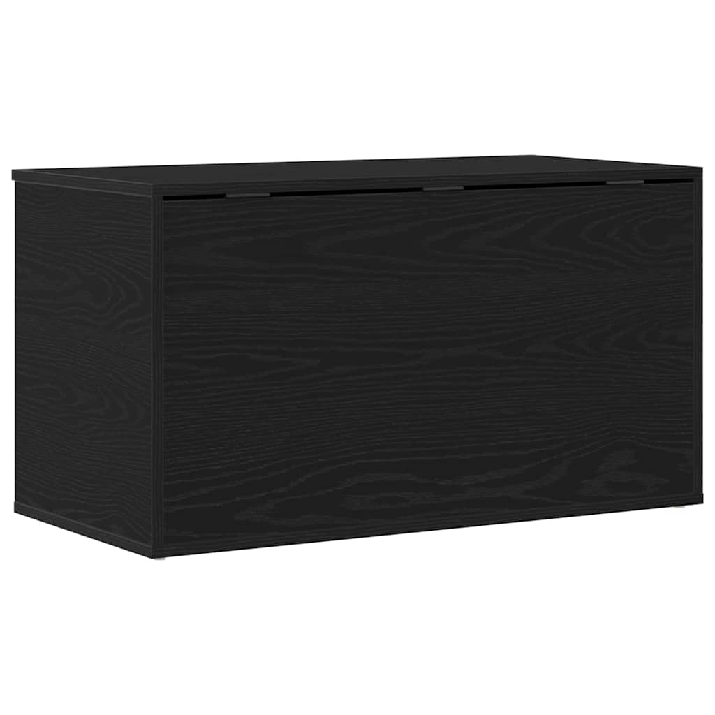 Opbevaringskasse Sort eg 84 x 42 x 46 cm Konstrueret træ