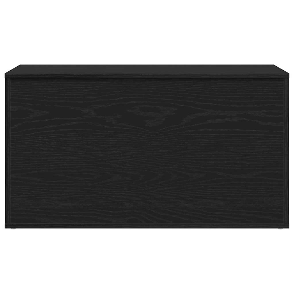 Opbevaringskasse Sort eg 84 x 42 x 46 cm Konstrueret træ
