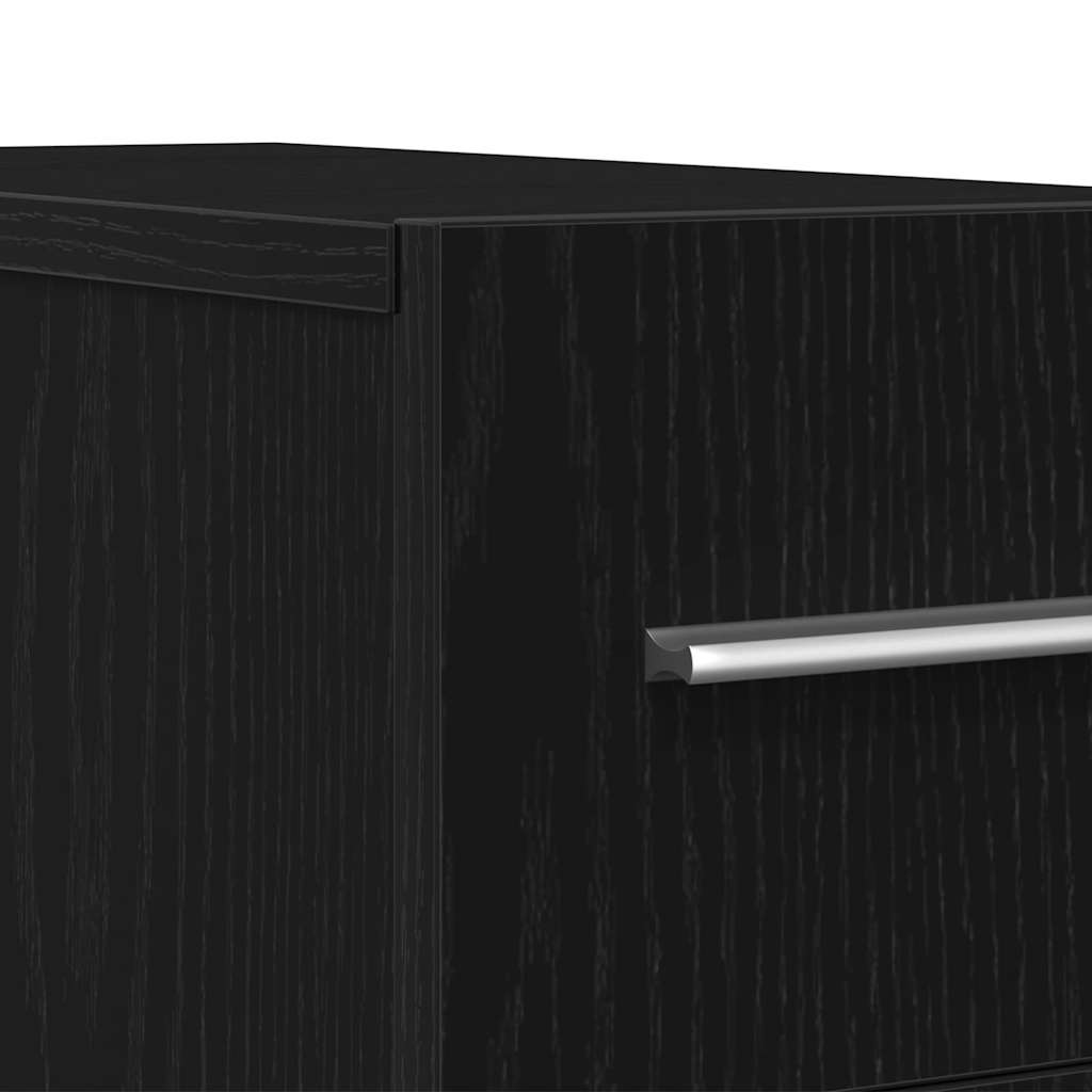 Apoteker Skab 20 x 45,5 x 60 cm Konstrueret træ Sort eg