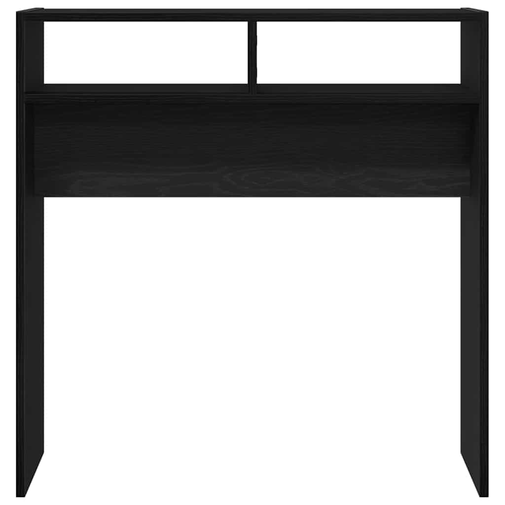 Konsolbord Sort eg 78 x 30 x 80 cm Konstrueret træ