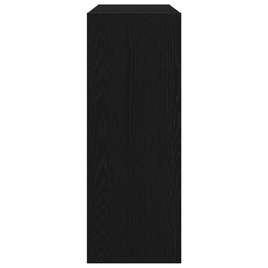 Konsolbord Sort eg 105 x 30 x 80 cm Konstrueret træ