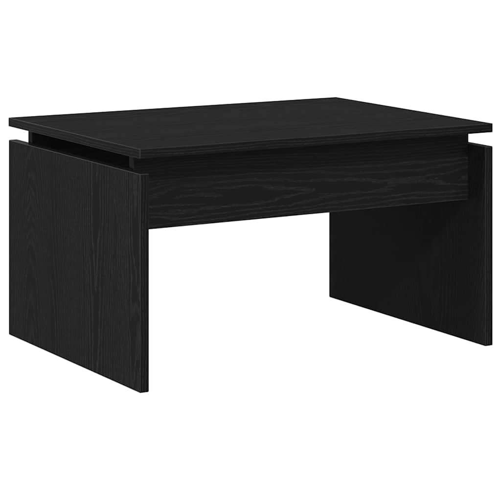 Sofabord Sort eg 68 x 50 x 38 cm Konstrueret træ