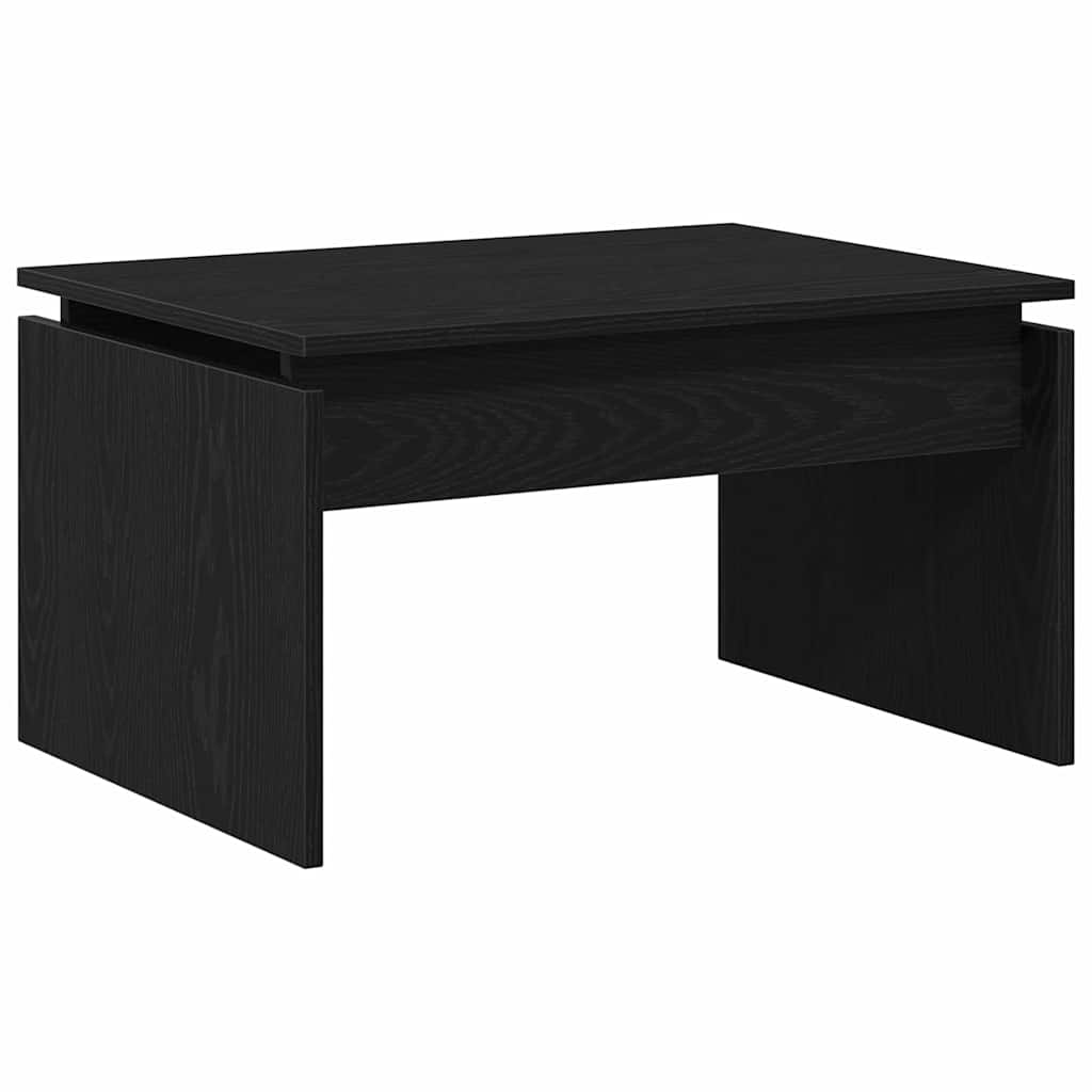 Sofabord Sort eg 68 x 50 x 38 cm Konstrueret træ