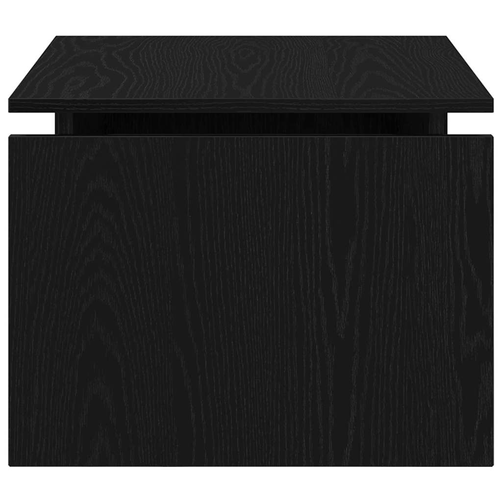 Sofabord Sort eg 68 x 50 x 38 cm Konstrueret træ