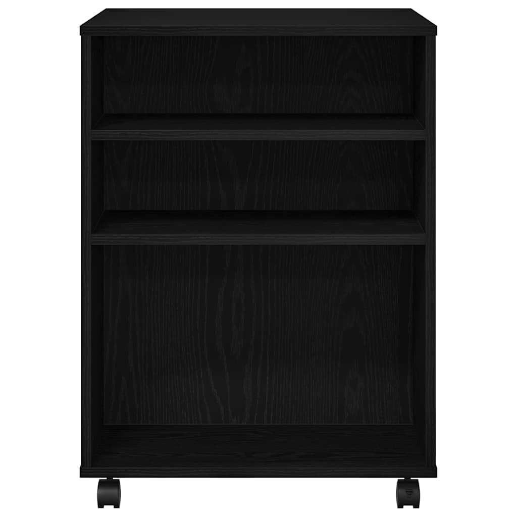 Opbevaringsskab 60 x 53 x 72,5 cm Konstrueret træ Sort eg