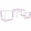 Nesting Bord 3 stk. Sort eg 45 x 45 x 45 cm Konstrueret træ