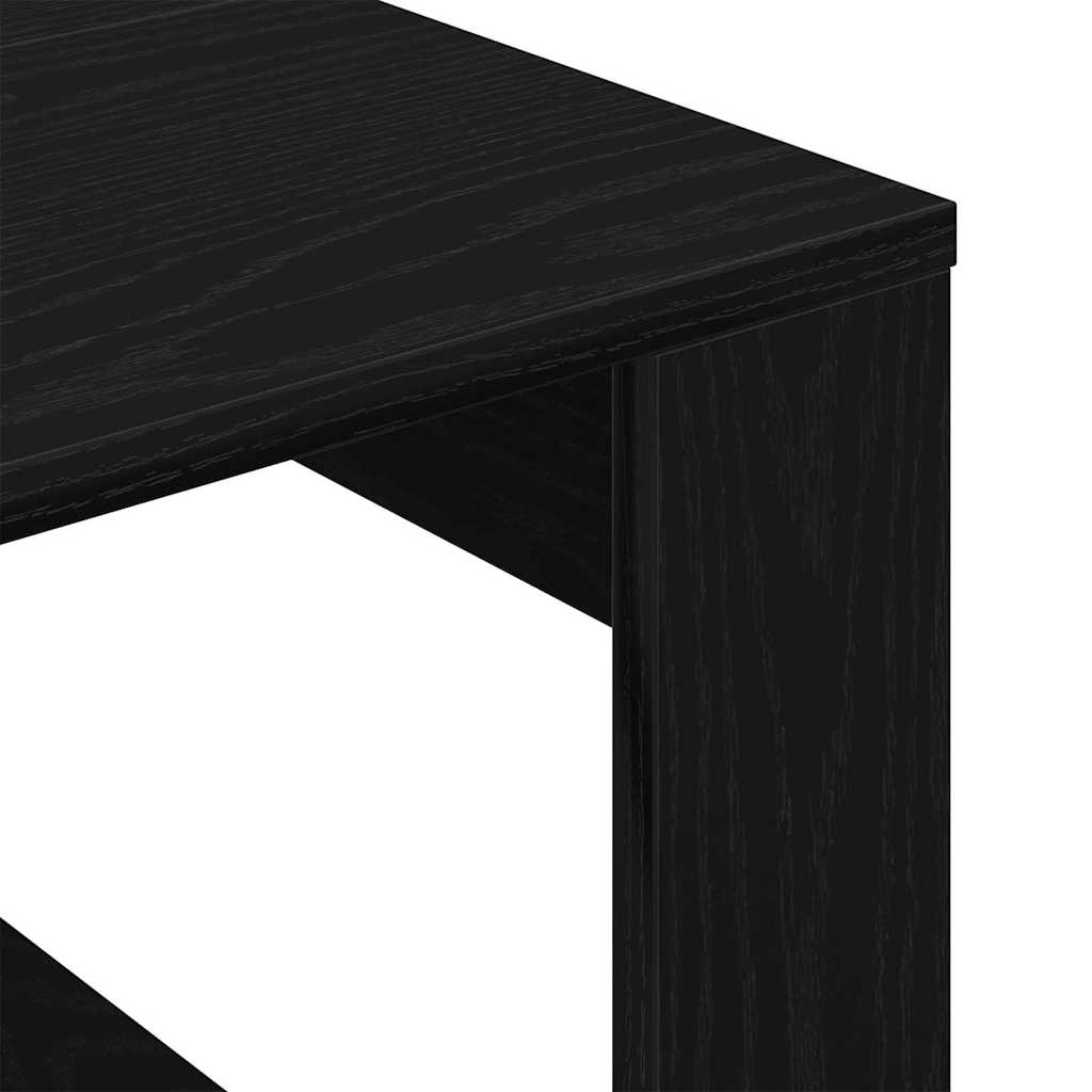 Sofabord Sort eg 50 x 50 x 35 cm Konstrueret træ