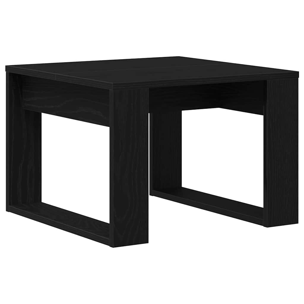 Sofabord Sort eg 50 x 50 x 35 cm Konstrueret træ