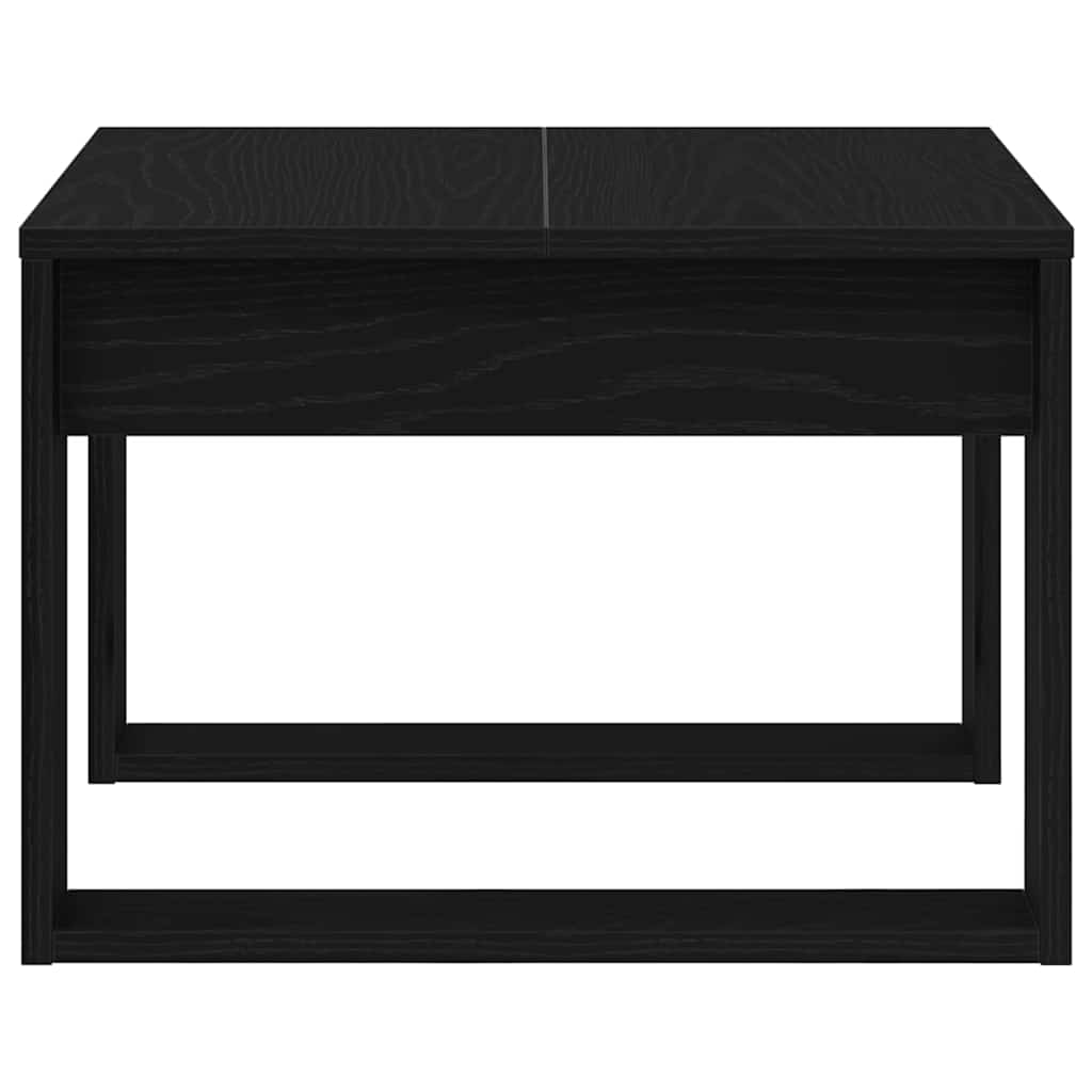 Sofabord Sort eg 50 x 50 x 35 cm Konstrueret træ