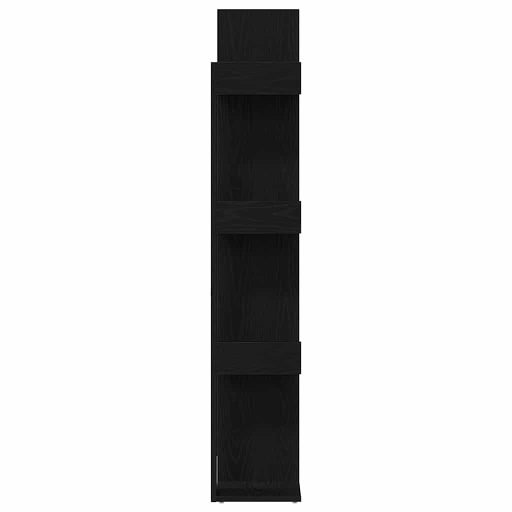 Bogreol 13 niveauer 86 x 25,5 x 140 cm Konstrueret træ Sort eg