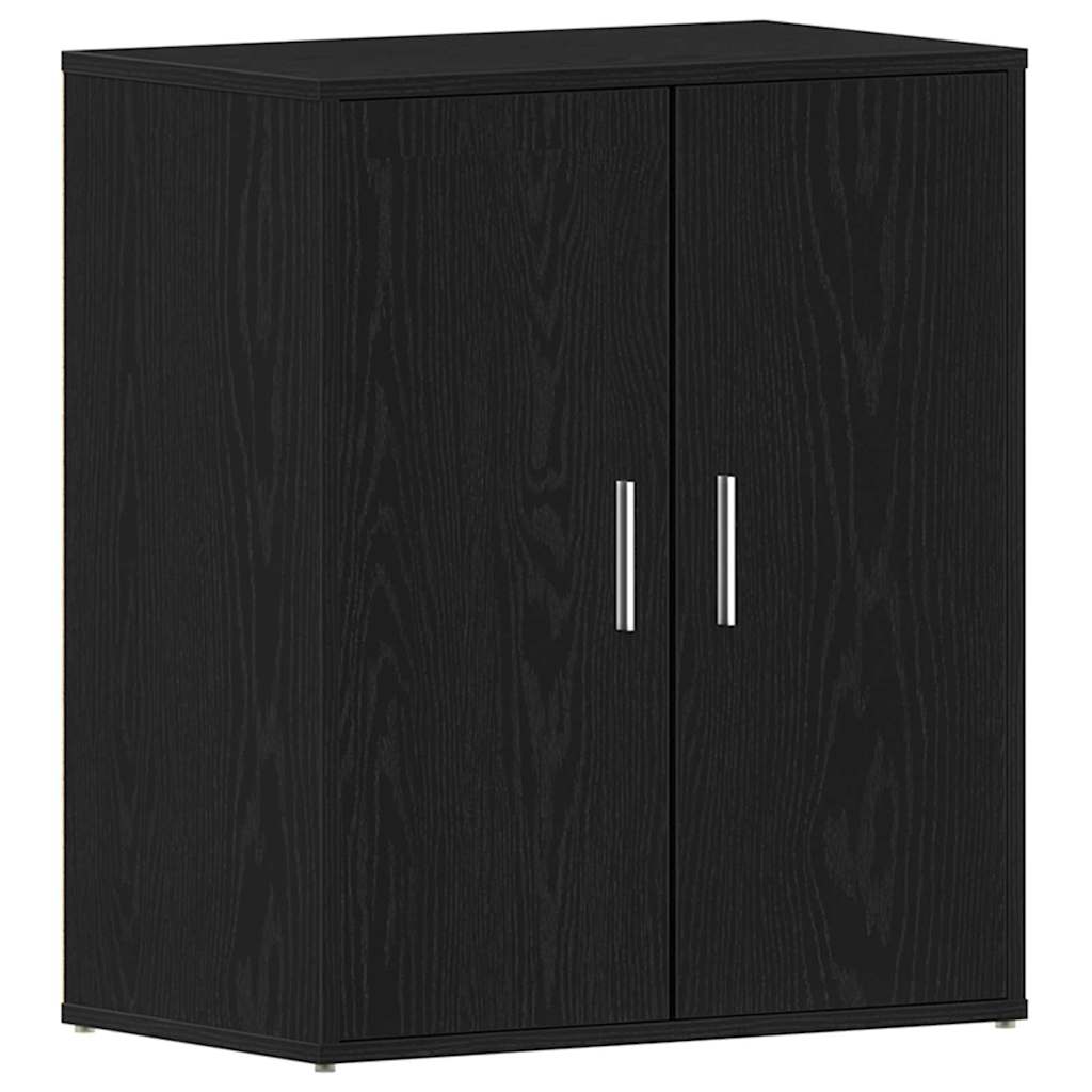 Sko skab 60 x 35 x 70 cm Konstrueret træ Sort eg