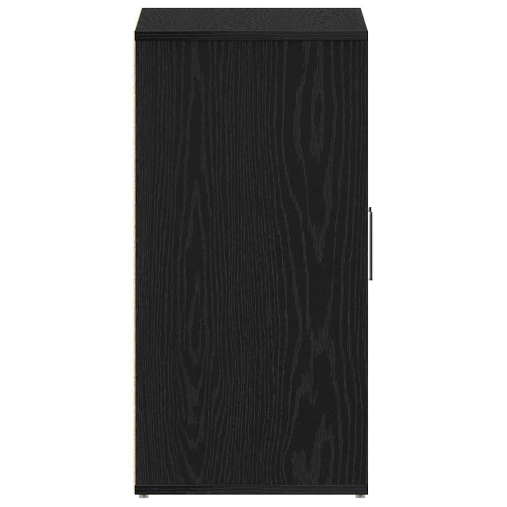 Sko skab 60 x 35 x 70 cm Konstrueret træ Sort eg