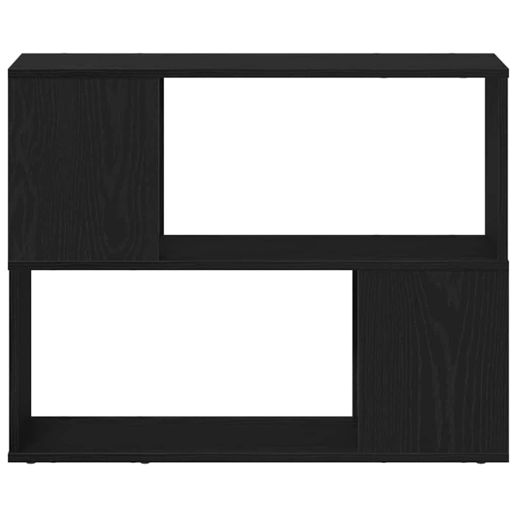 TV-møbelsæt 80 x 24 x 63 cm Sort eg Konstrueret træ