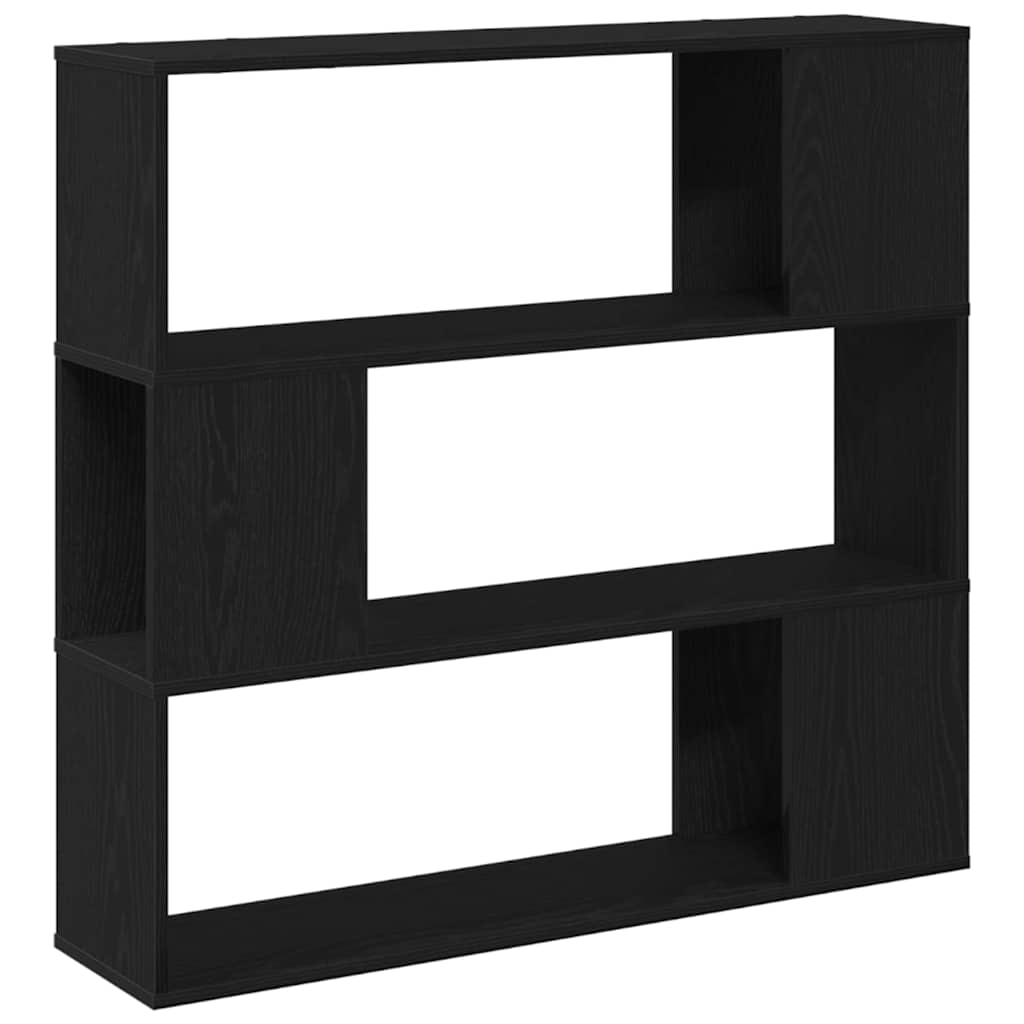 TV-møbelsæt 100 x 24 x 94 cm Sort eg Konstrueret træ