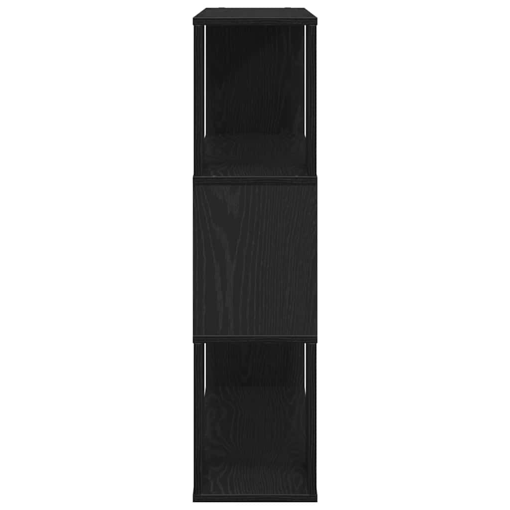 TV-møbelsæt 100 x 24 x 94 cm Sort eg Konstrueret træ