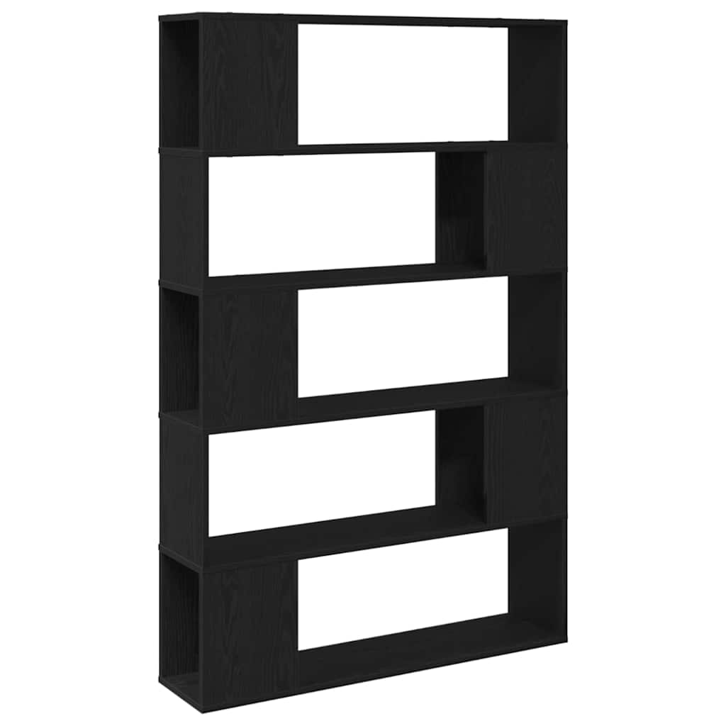 TV-møbelsæt 100 x 24 x 155 cm Sort eg Konstrueret træ