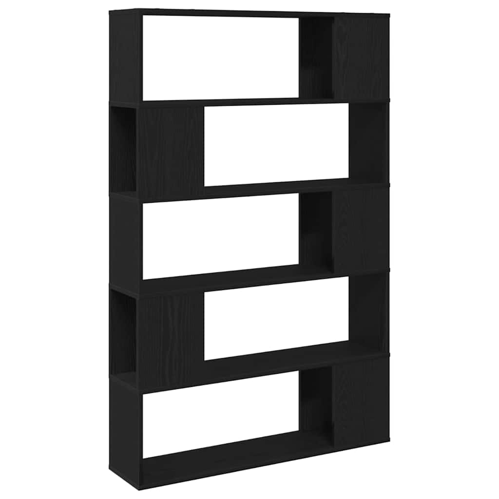 TV-møbelsæt 100 x 24 x 155 cm Sort eg Konstrueret træ