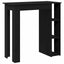 Barbord 102 x 50 x 103,5 cm Konstrueret træ Sort eg