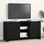 TV-skab 102 x 37,5 x 52,5 cm Sort eg Konstrueret træ