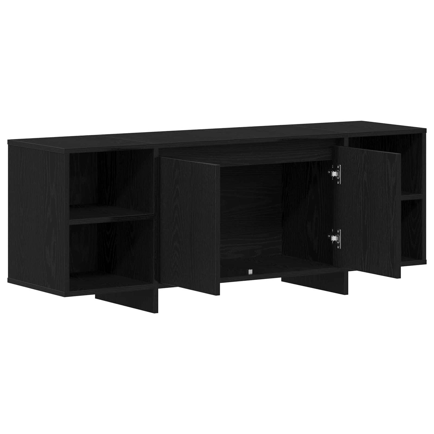 TV-skab 130 x 35 x 50 cm Sort eg Konstrueret træ