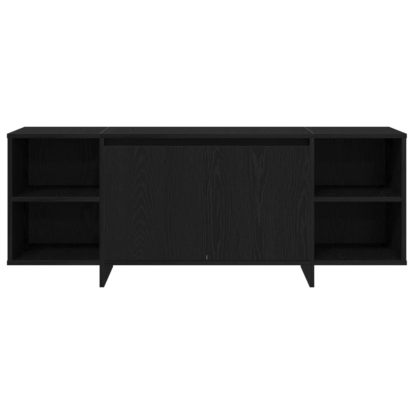 TV-skab 130 x 35 x 50 cm Sort eg Konstrueret træ