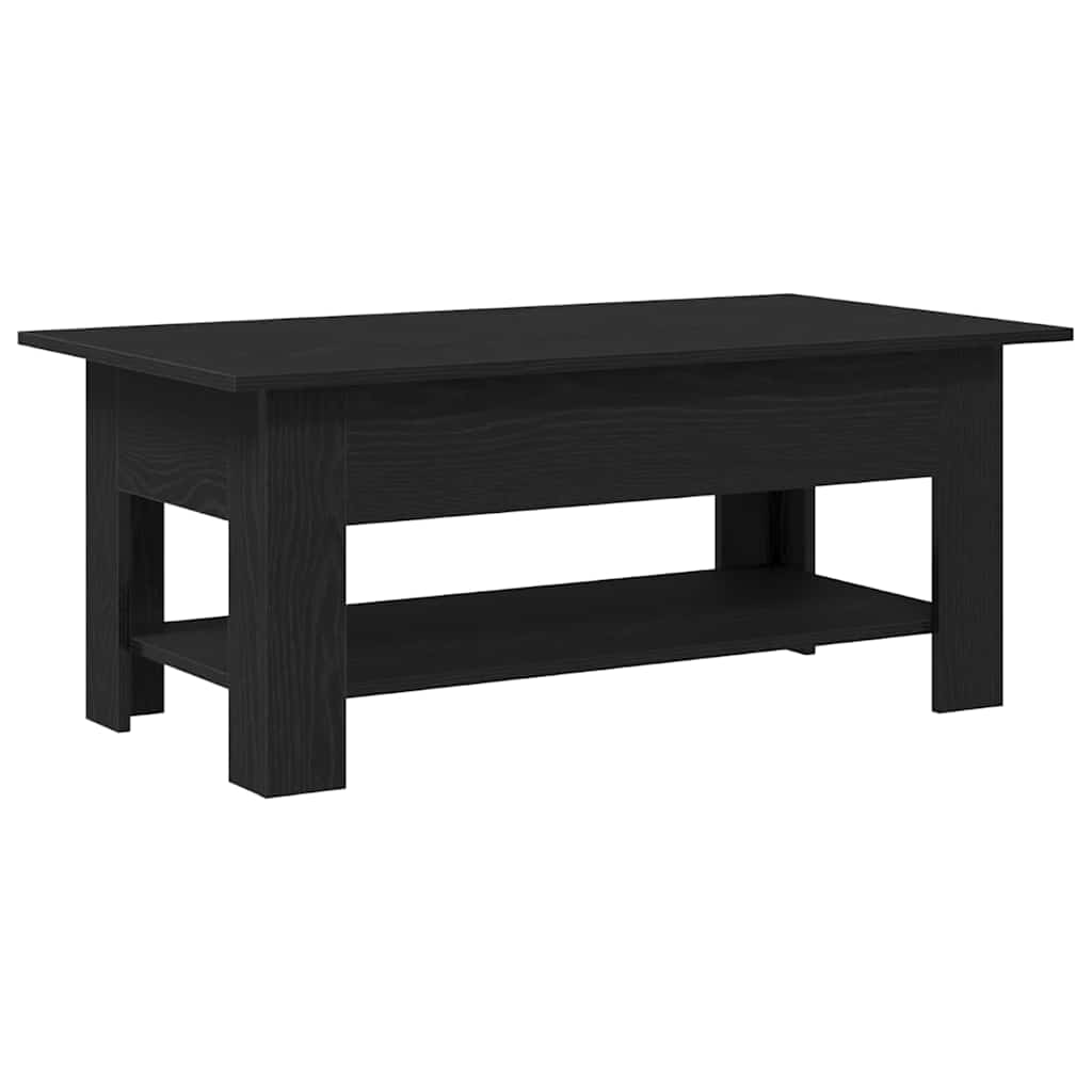 Sofabord Sort eg 102 x 55 x 42 cm Konstrueret træ