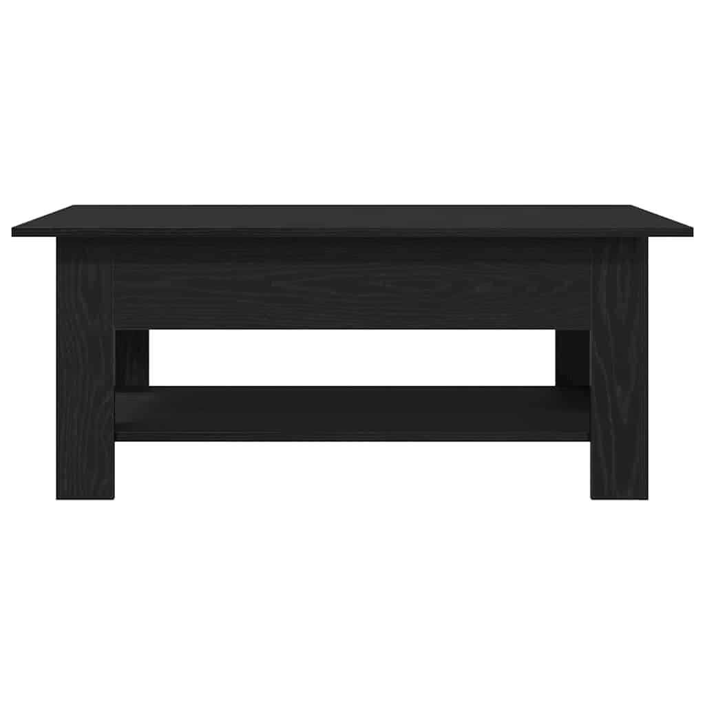 Sofabord Sort eg 102 x 55 x 42 cm Konstrueret træ