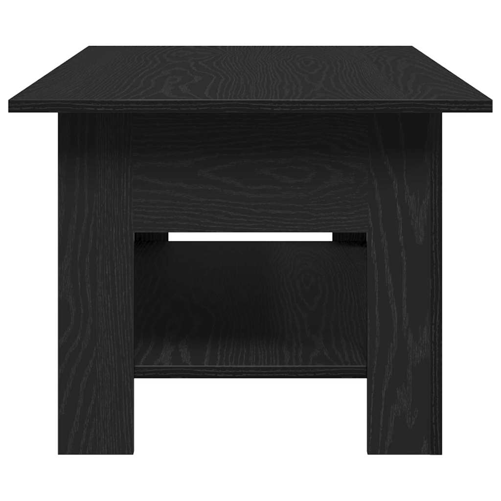 Sofabord Sort eg 102 x 55 x 42 cm Konstrueret træ