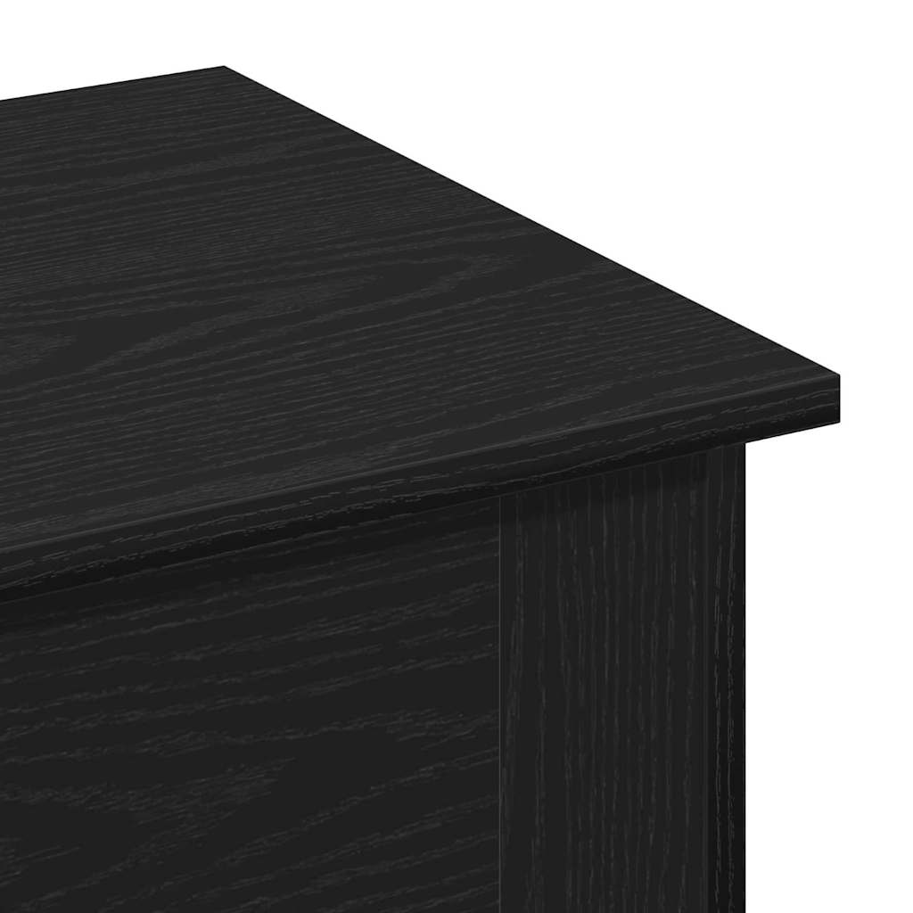 Sofabord Sort eg 40 x 40 x 42 cm Konstrueret træ
