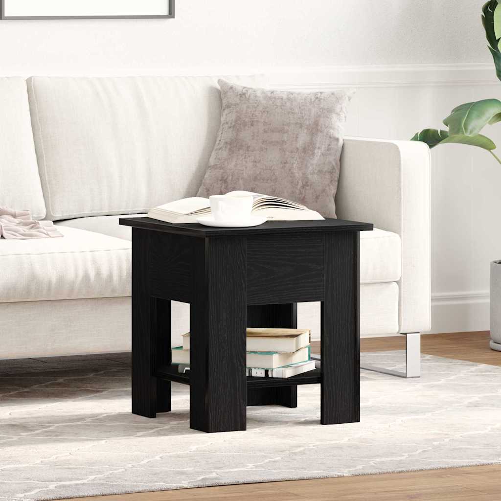 Sofabord Sort eg 40 x 40 x 42 cm Konstrueret træ