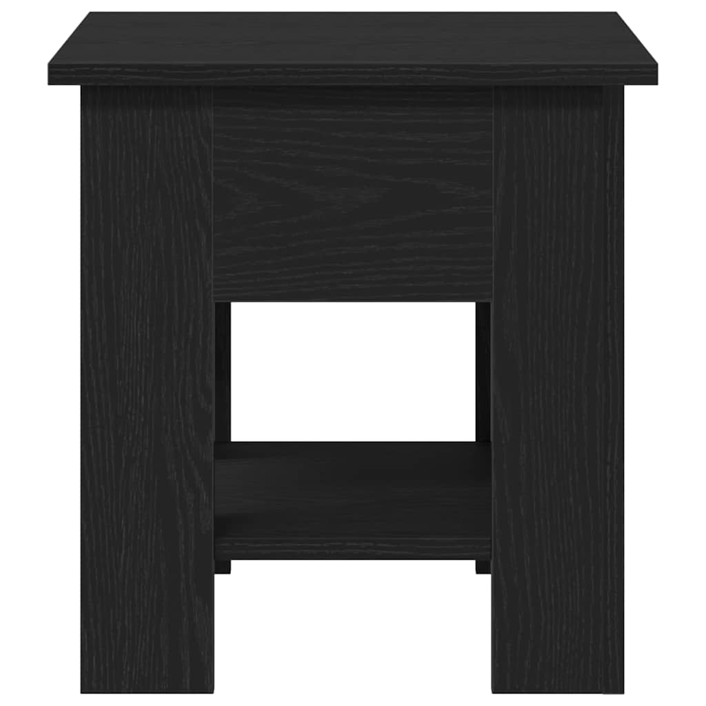 Sofabord Sort eg 40 x 40 x 42 cm Konstrueret træ