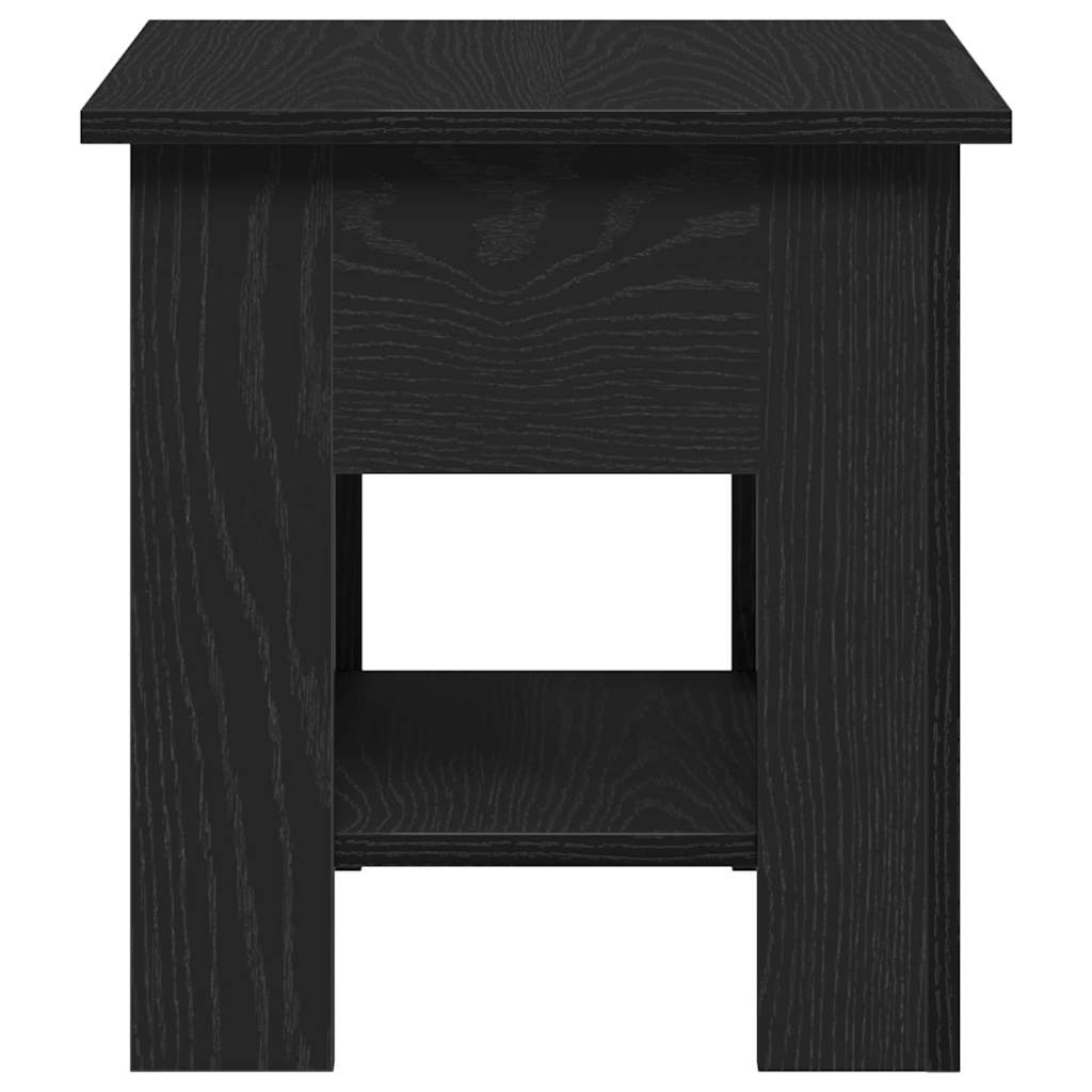 Sofabord Sort eg 40 x 40 x 42 cm Konstrueret træ