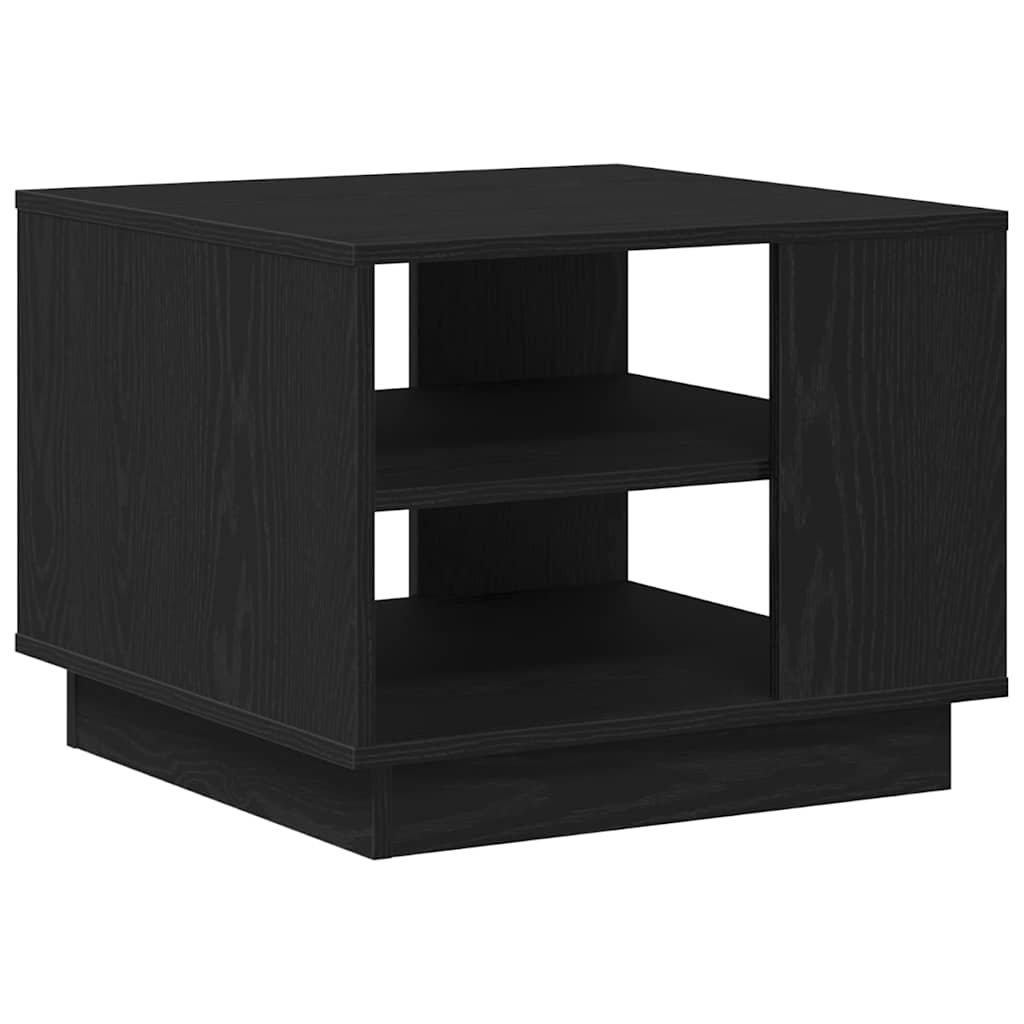 Sofabord Sort eg 55 x 55 x 42 cm Konstrueret træ