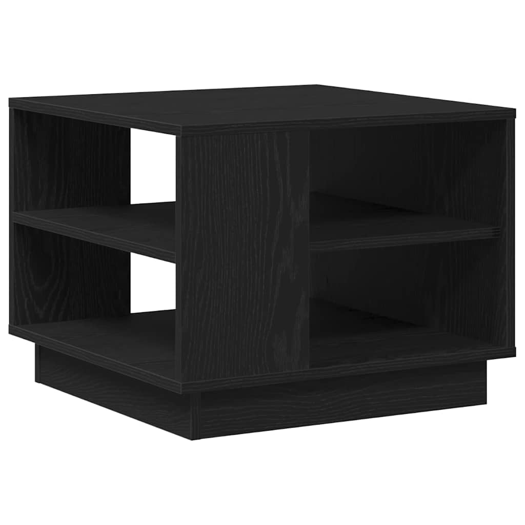 Sofabord Sort eg 55 x 55 x 42 cm Konstrueret træ