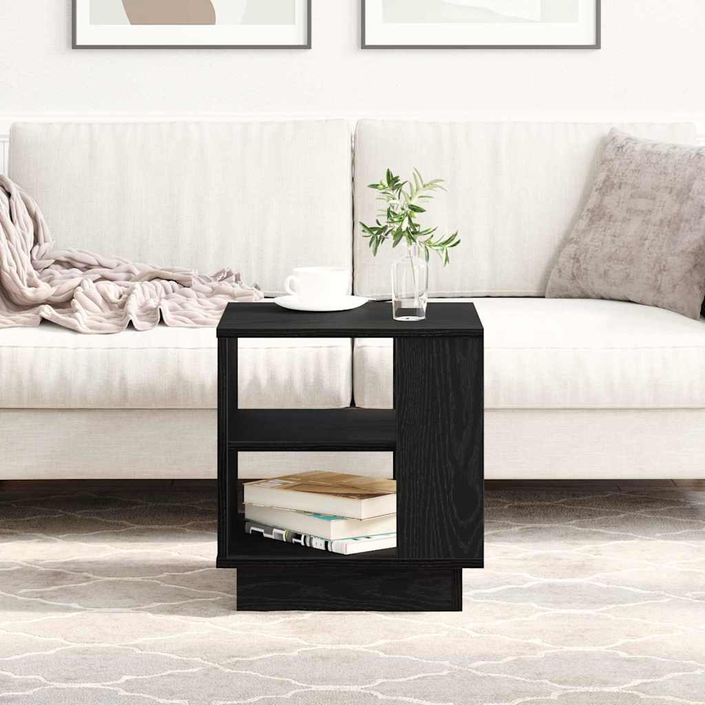 Sofabord Sort eg 40 x 40 x 43 cm Konstrueret træ