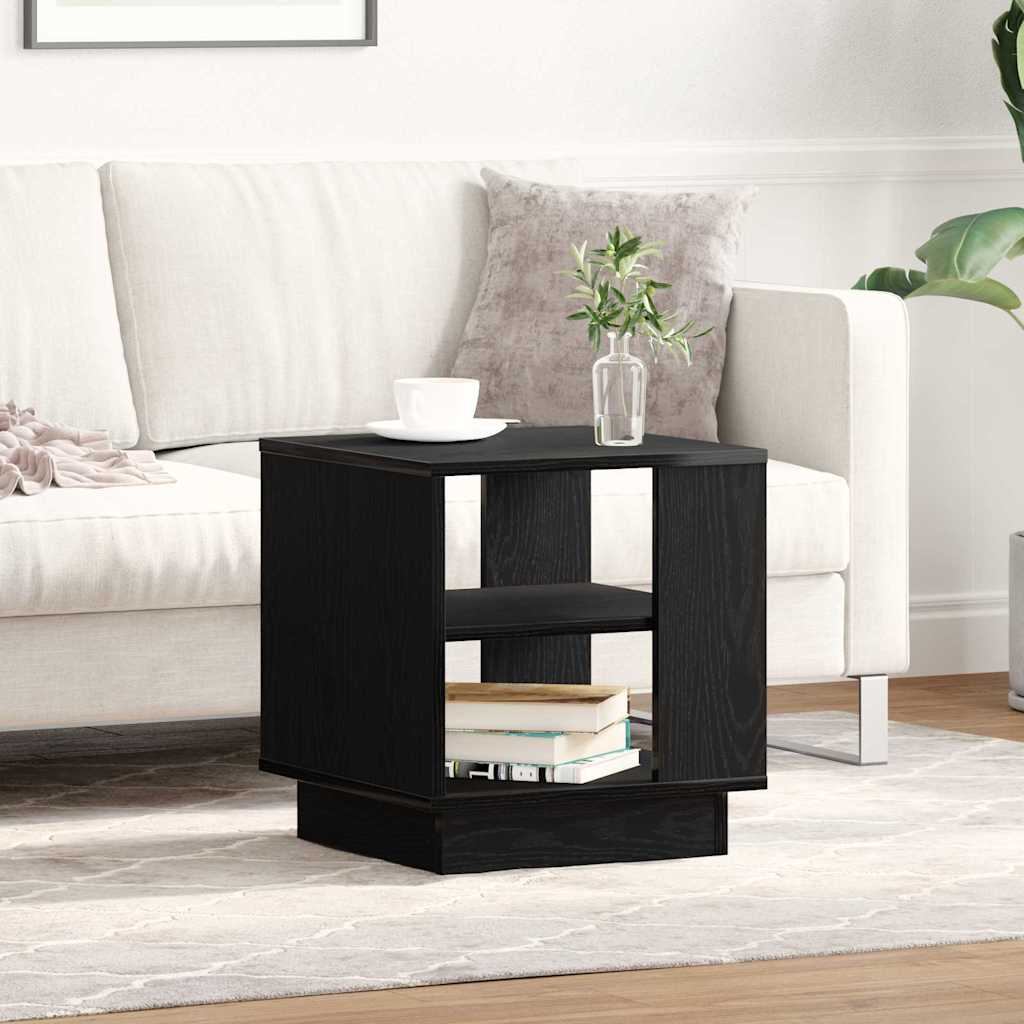 Sofabord Sort eg 40 x 40 x 43 cm Konstrueret træ