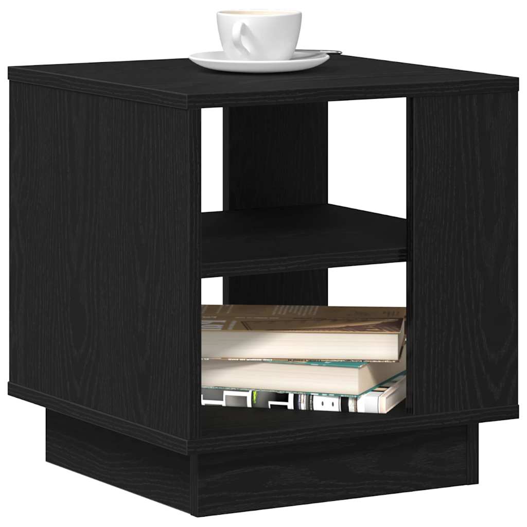 Sofabord Sort eg 40 x 40 x 43 cm Konstrueret træ