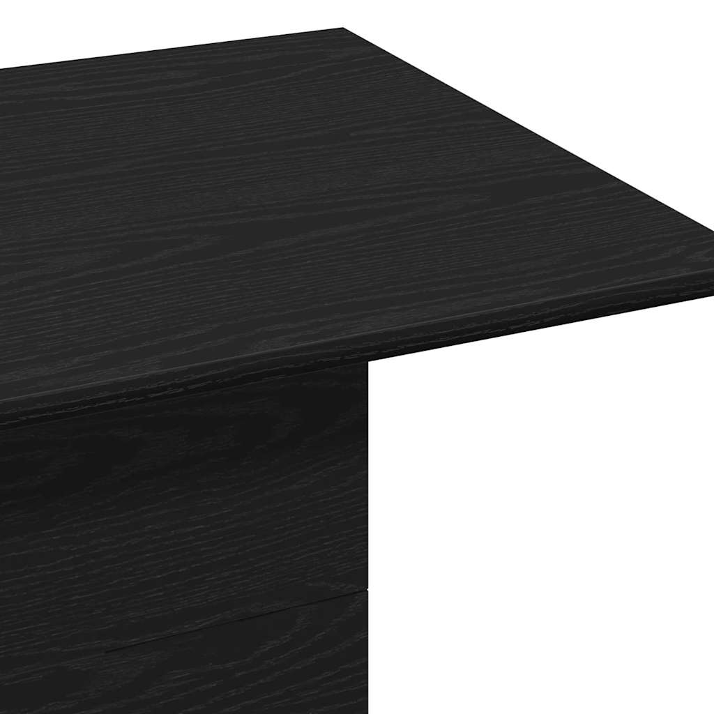 Sofabord Sort eg 55,5 x 55,5 x 40 cm Konstrueret træ