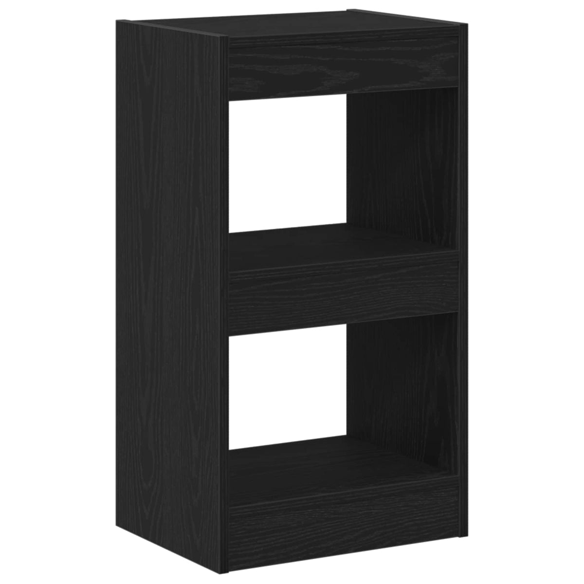 Bogskab 2 niveauer 40 x 30 x 71,5 cm Konstrueret træ Sort eg