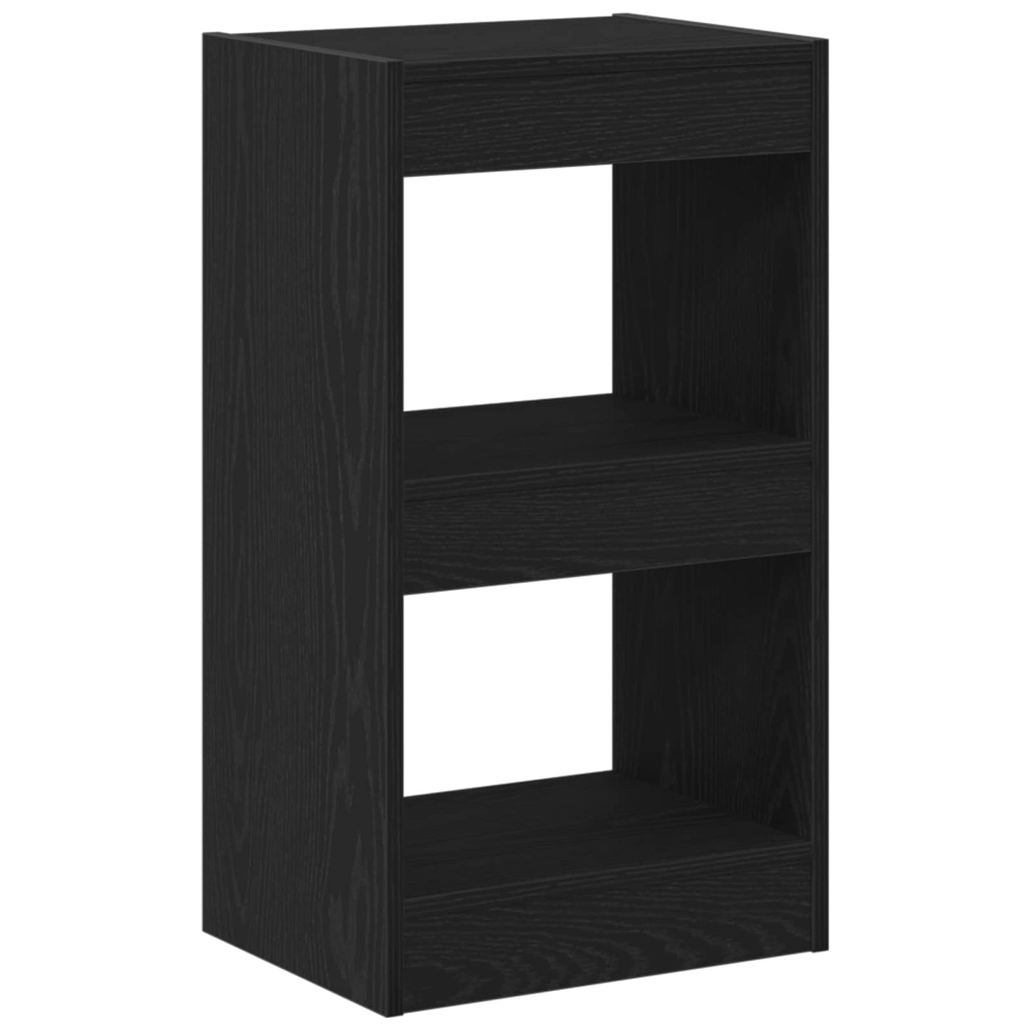 Bogskab 2 niveauer 40 x 30 x 71,5 cm Konstrueret træ Sort eg