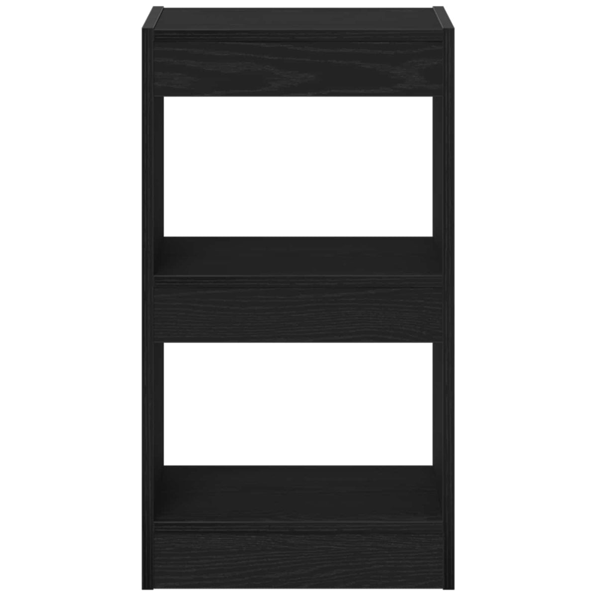 Bogskab 2 niveauer 40 x 30 x 71,5 cm Konstrueret træ Sort eg