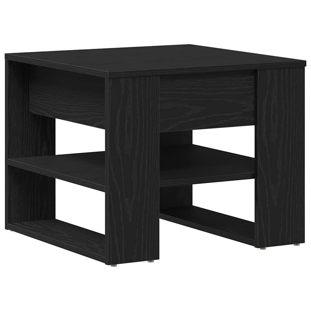 Sofabord Sort eg 55,5 x 55 x 45 cm Konstrueret træ