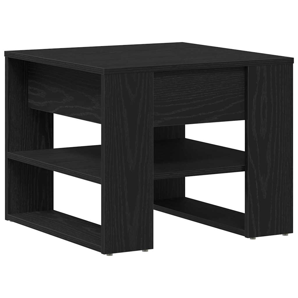 Sofabord Sort eg 55,5 x 55 x 45 cm Konstrueret træ