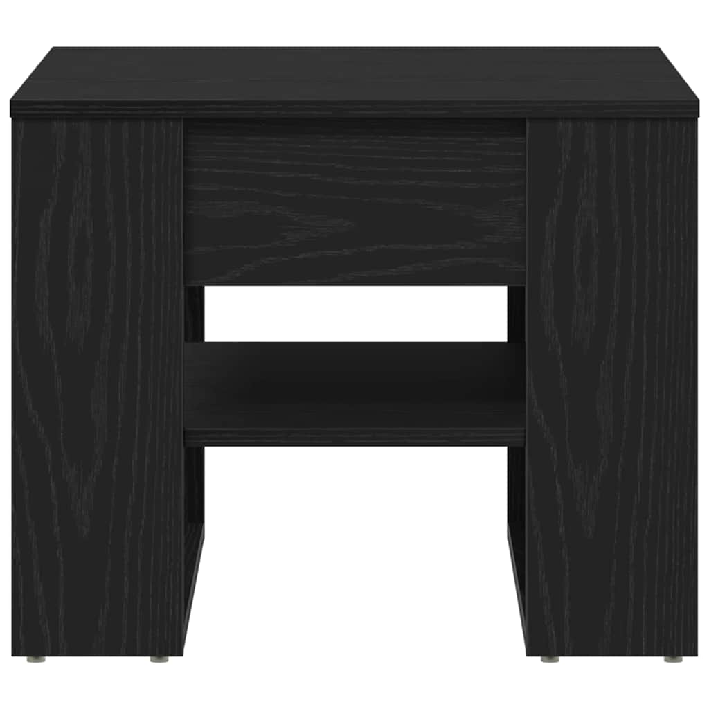 Sofabord Sort eg 55,5 x 55 x 45 cm Konstrueret træ