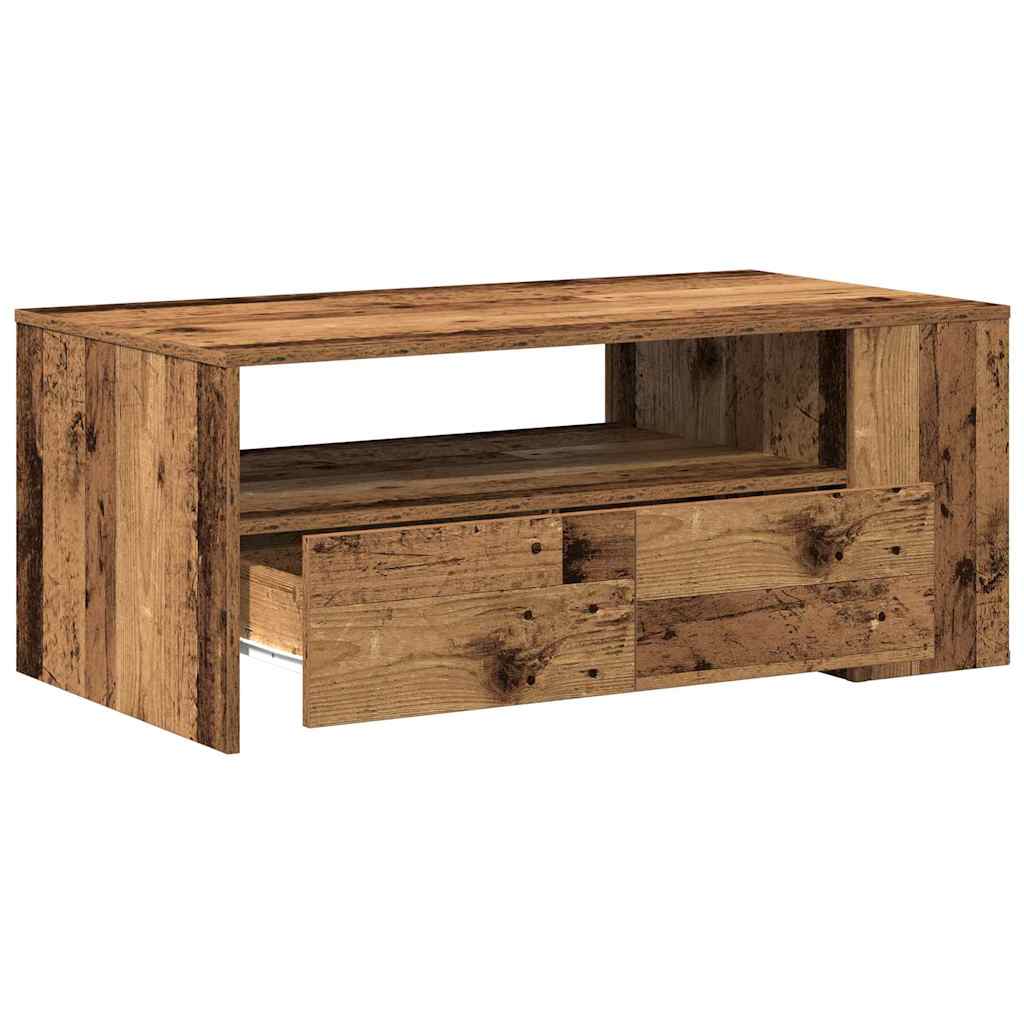 Sofabord Gammelt træ 102 x 55 x 43,5 cm Konstrueret træ