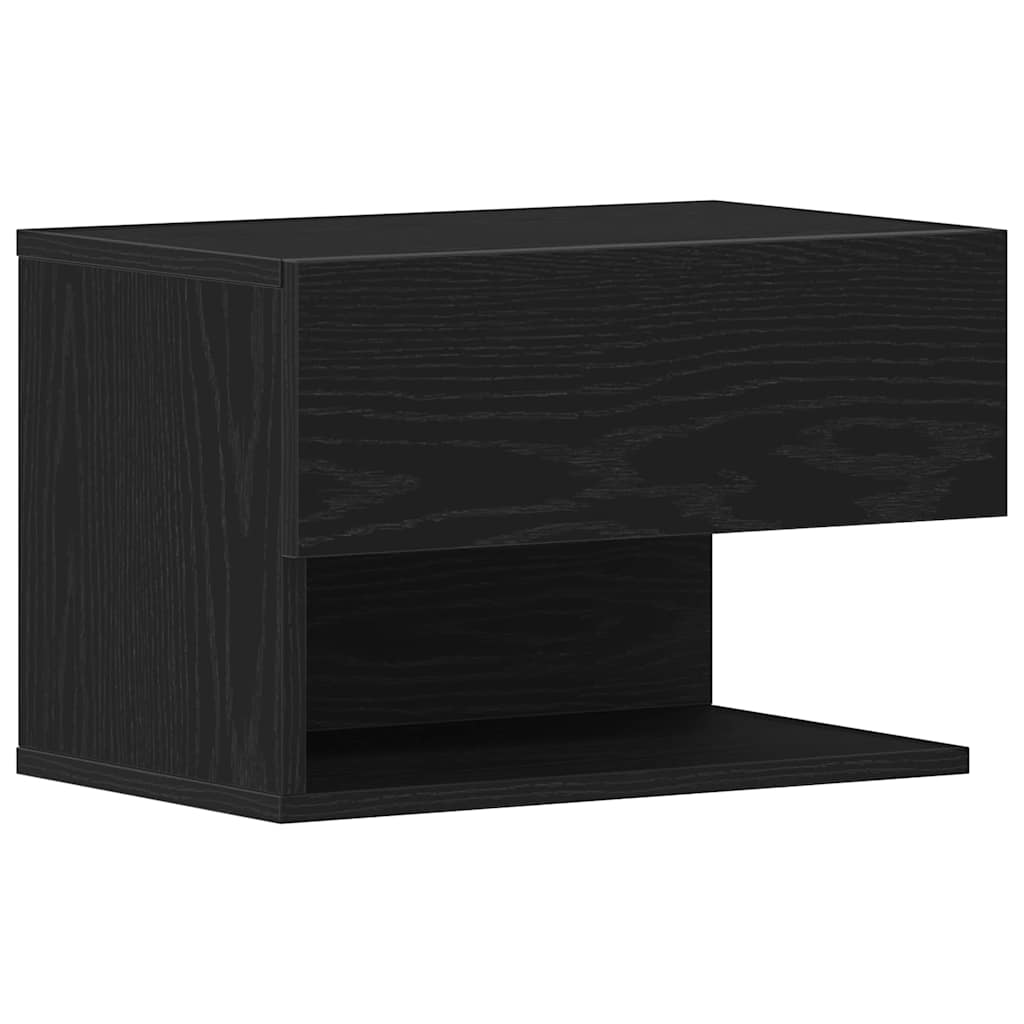 Natskab Sort eg 46 x 30 x 30 cm Konstrueret træ